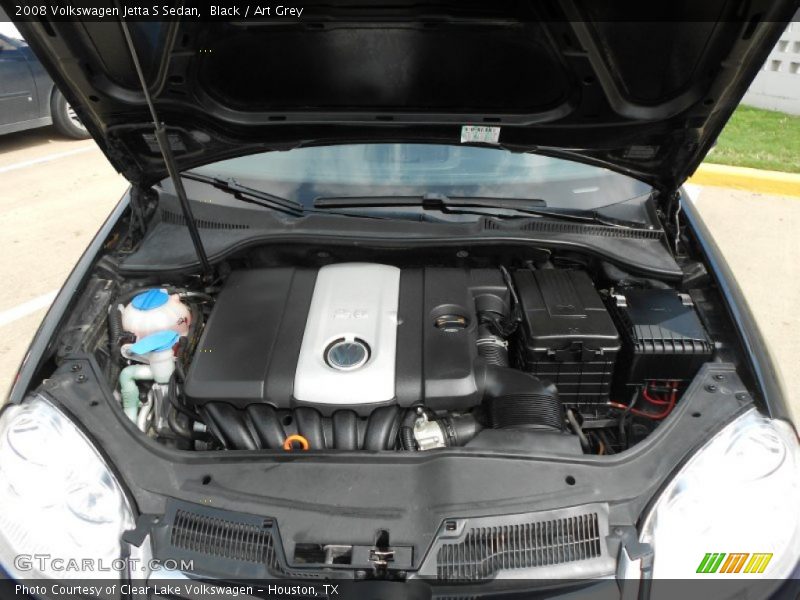 Black / Art Grey 2008 Volkswagen Jetta S Sedan
