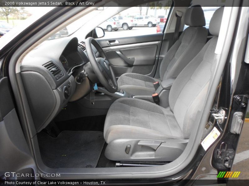 Black / Art Grey 2008 Volkswagen Jetta S Sedan