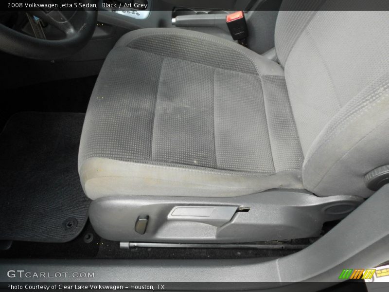 Black / Art Grey 2008 Volkswagen Jetta S Sedan
