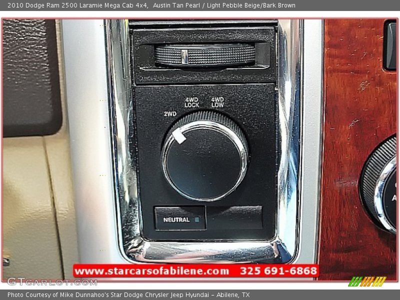 Austin Tan Pearl / Light Pebble Beige/Bark Brown 2010 Dodge Ram 2500 Laramie Mega Cab 4x4