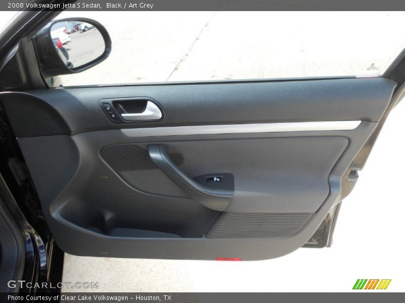 Black / Art Grey 2008 Volkswagen Jetta S Sedan