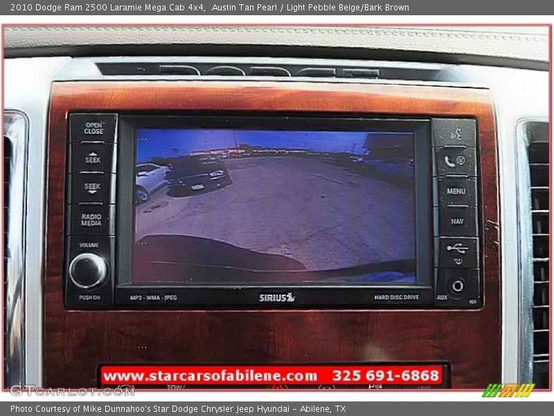 Austin Tan Pearl / Light Pebble Beige/Bark Brown 2010 Dodge Ram 2500 Laramie Mega Cab 4x4