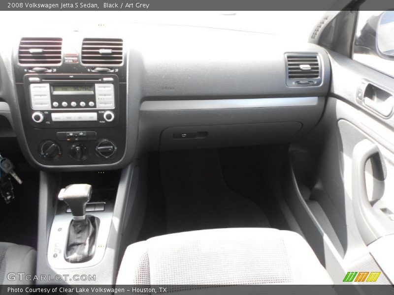 Black / Art Grey 2008 Volkswagen Jetta S Sedan