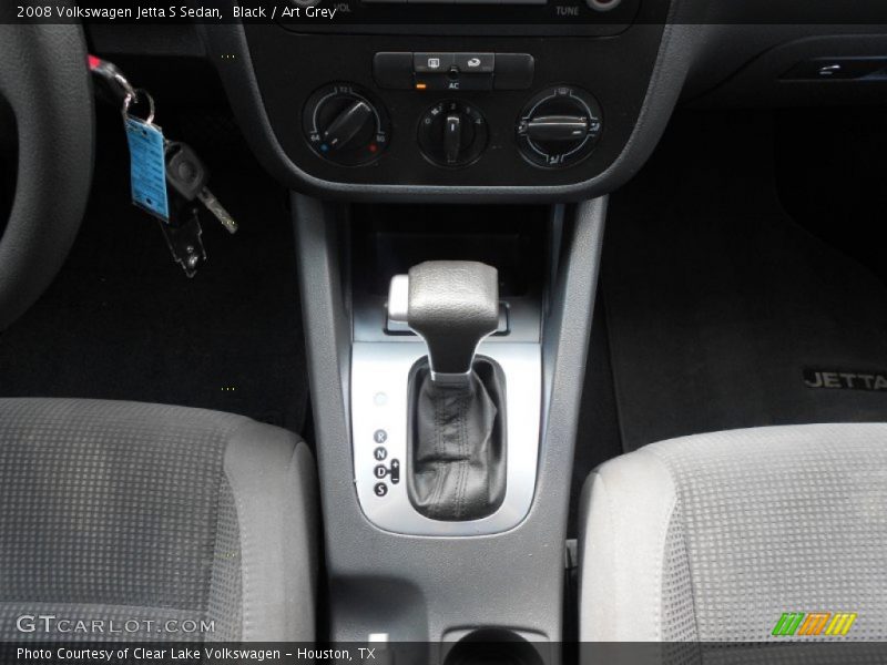 Black / Art Grey 2008 Volkswagen Jetta S Sedan