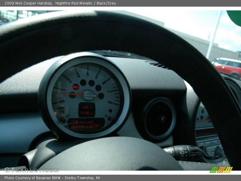 Nightfire Red Metallic / Black/Grey 2009 Mini Cooper Hardtop