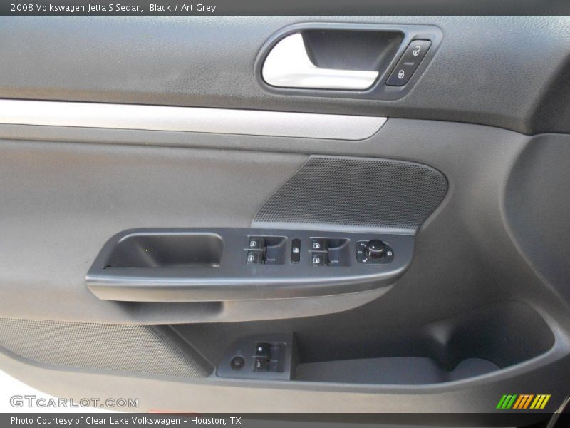Black / Art Grey 2008 Volkswagen Jetta S Sedan