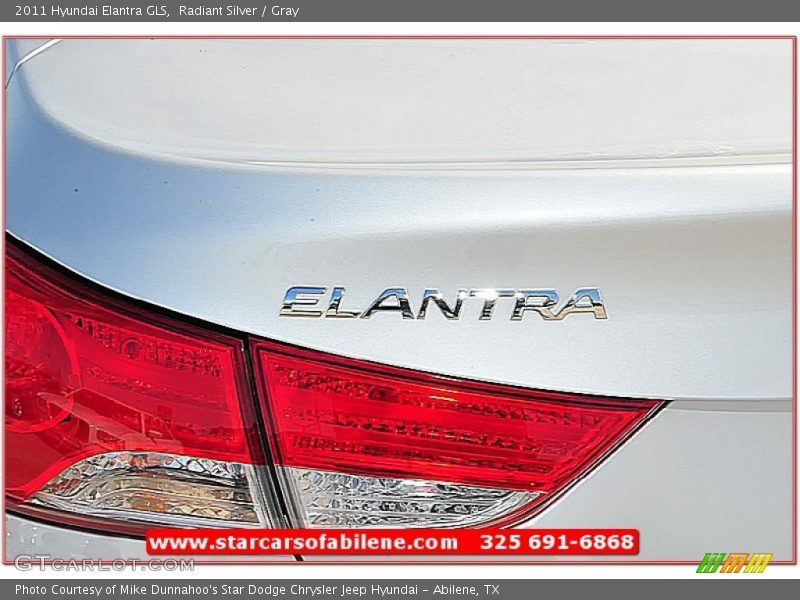 Radiant Silver / Gray 2011 Hyundai Elantra GLS