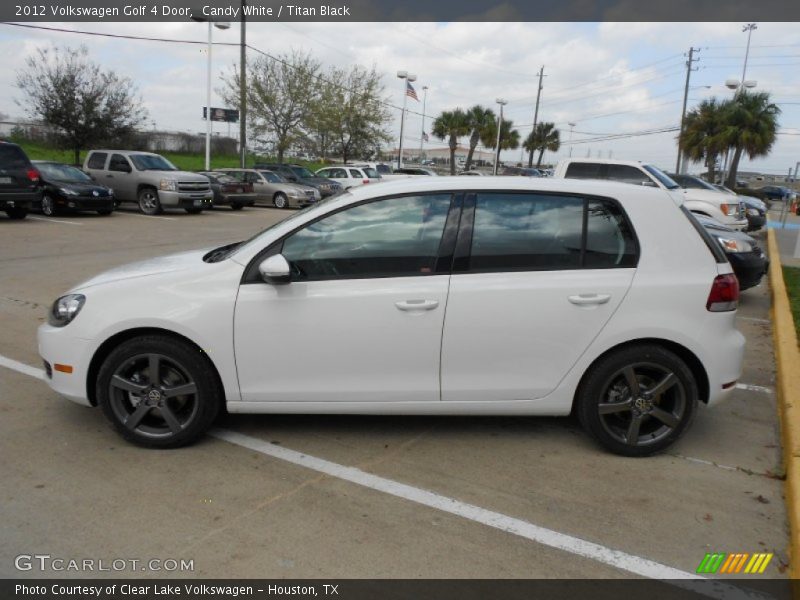 Candy White / Titan Black 2012 Volkswagen Golf 4 Door