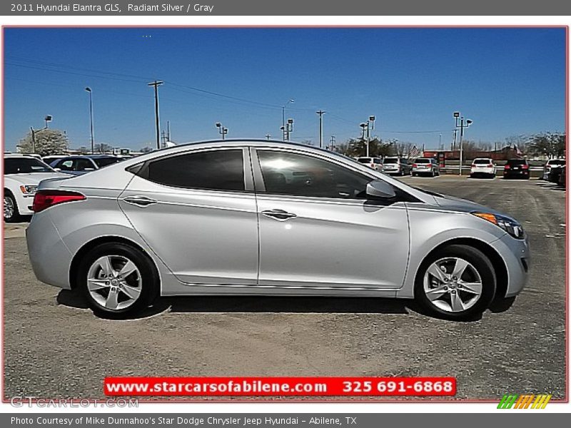 Radiant Silver / Gray 2011 Hyundai Elantra GLS