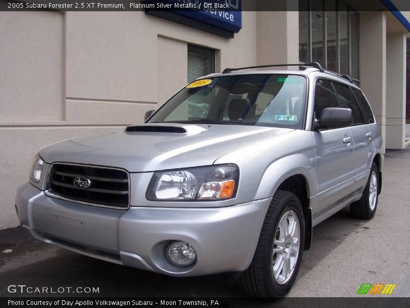 Platinum Silver Metallic / Off Black 2005 Subaru Forester 2.5 XT Premium