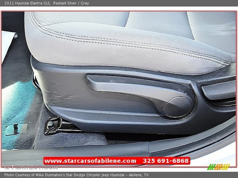 Radiant Silver / Gray 2011 Hyundai Elantra GLS