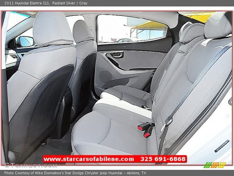 Radiant Silver / Gray 2011 Hyundai Elantra GLS