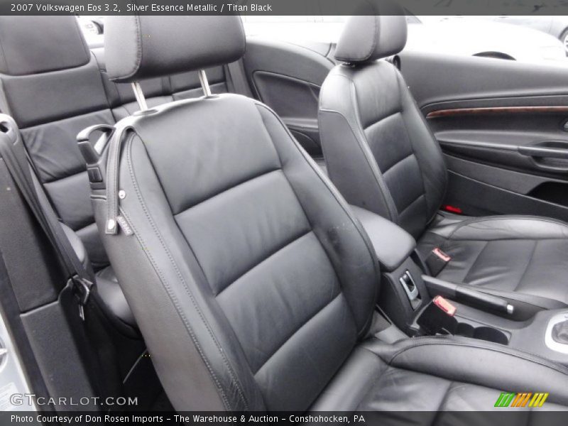 Silver Essence Metallic / Titan Black 2007 Volkswagen Eos 3.2
