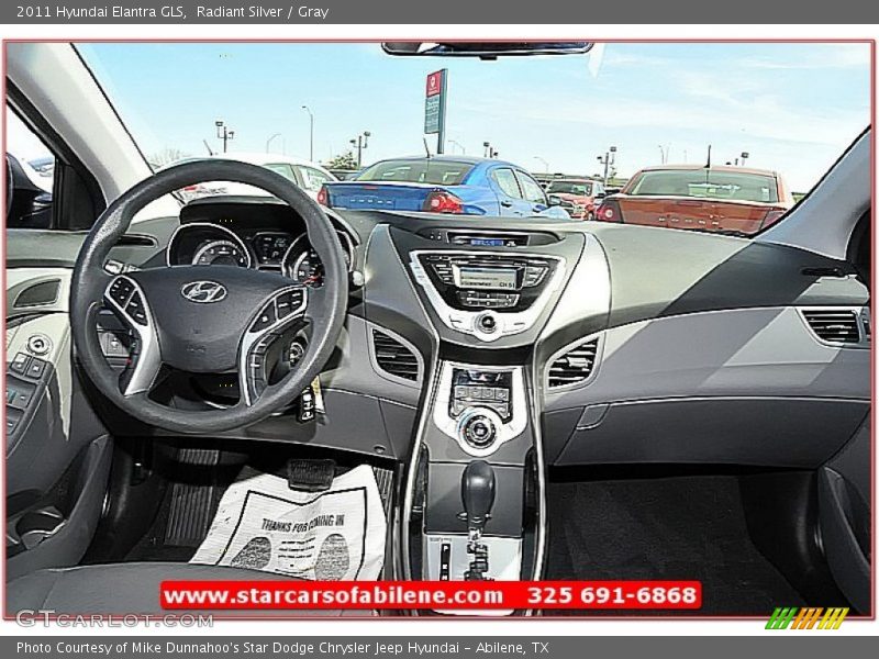 Radiant Silver / Gray 2011 Hyundai Elantra GLS