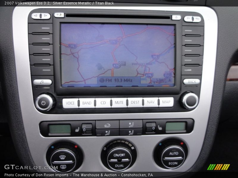 Navigation of 2007 Eos 3.2