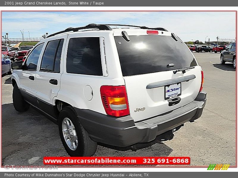 Stone White / Taupe 2001 Jeep Grand Cherokee Laredo