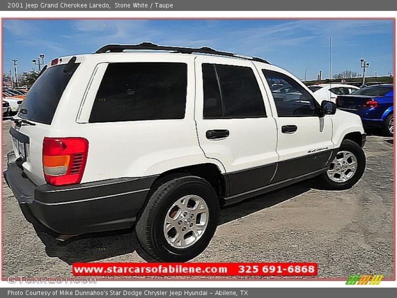 Stone White / Taupe 2001 Jeep Grand Cherokee Laredo