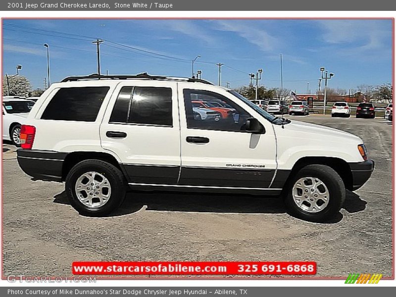 Stone White / Taupe 2001 Jeep Grand Cherokee Laredo