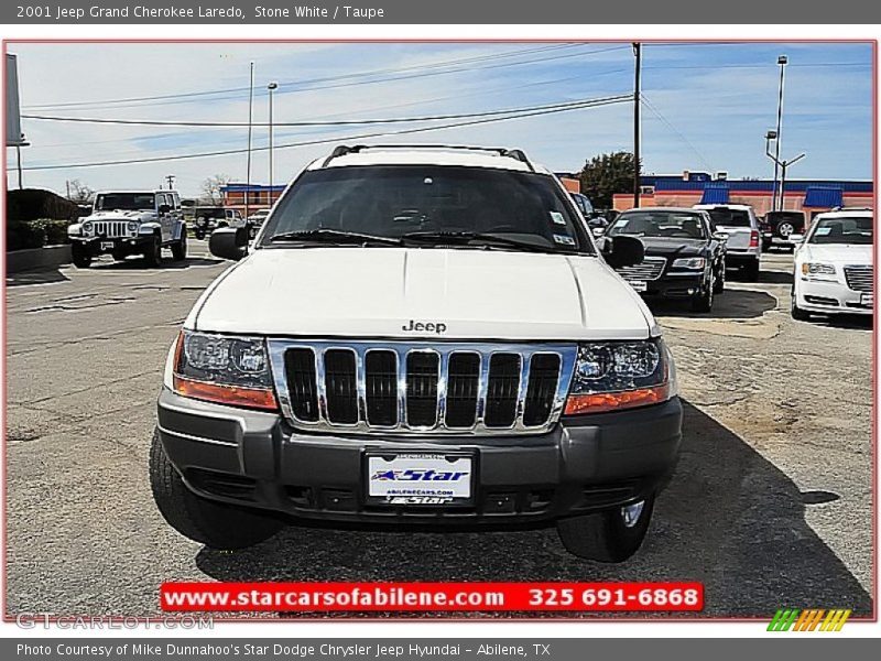 Stone White / Taupe 2001 Jeep Grand Cherokee Laredo