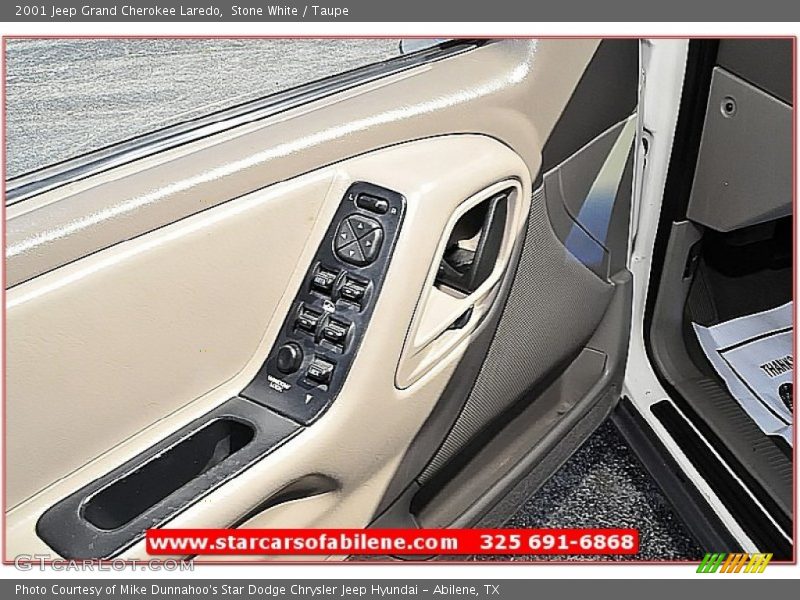 Stone White / Taupe 2001 Jeep Grand Cherokee Laredo