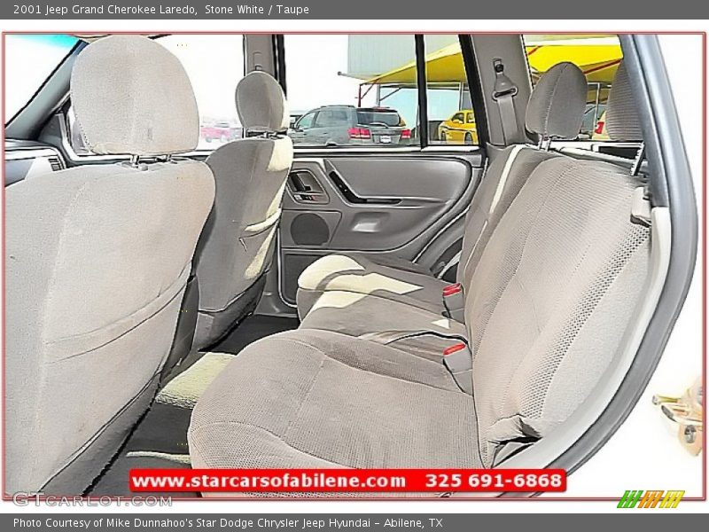 Stone White / Taupe 2001 Jeep Grand Cherokee Laredo