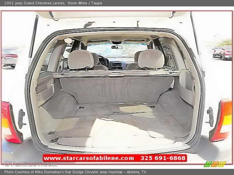 Stone White / Taupe 2001 Jeep Grand Cherokee Laredo