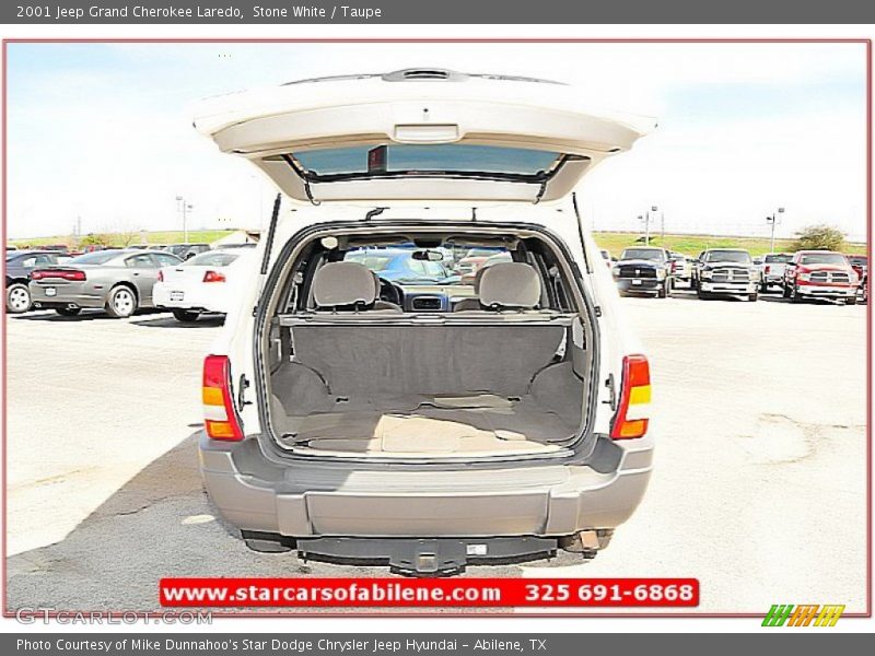 Stone White / Taupe 2001 Jeep Grand Cherokee Laredo