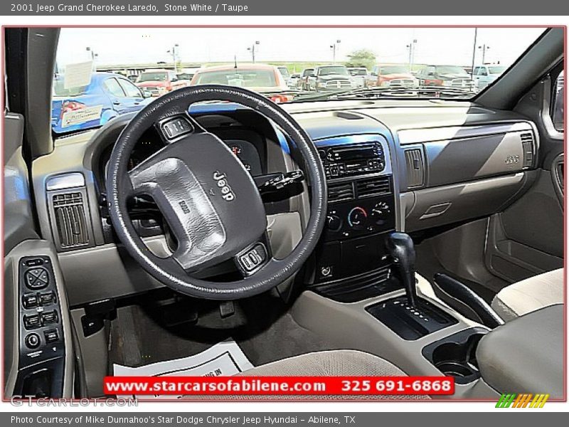Stone White / Taupe 2001 Jeep Grand Cherokee Laredo