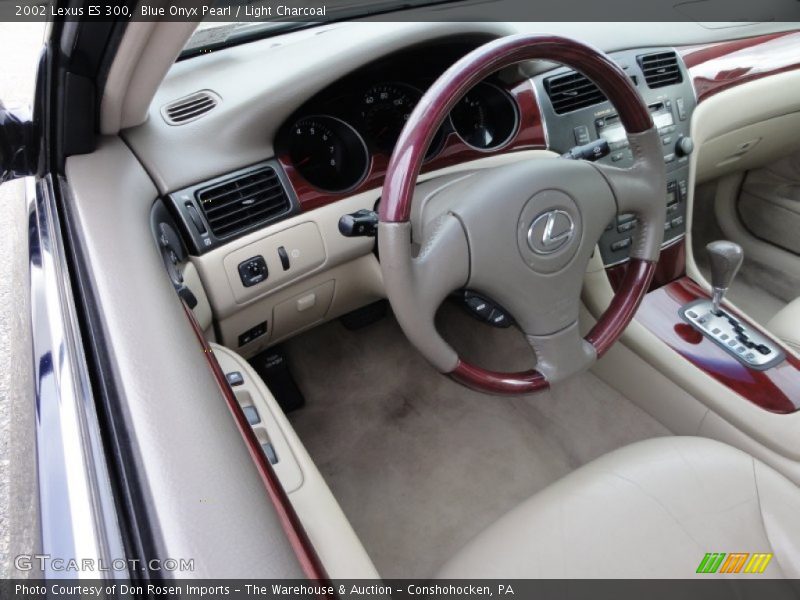Blue Onyx Pearl / Light Charcoal 2002 Lexus ES 300