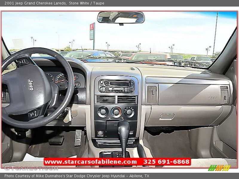 Stone White / Taupe 2001 Jeep Grand Cherokee Laredo
