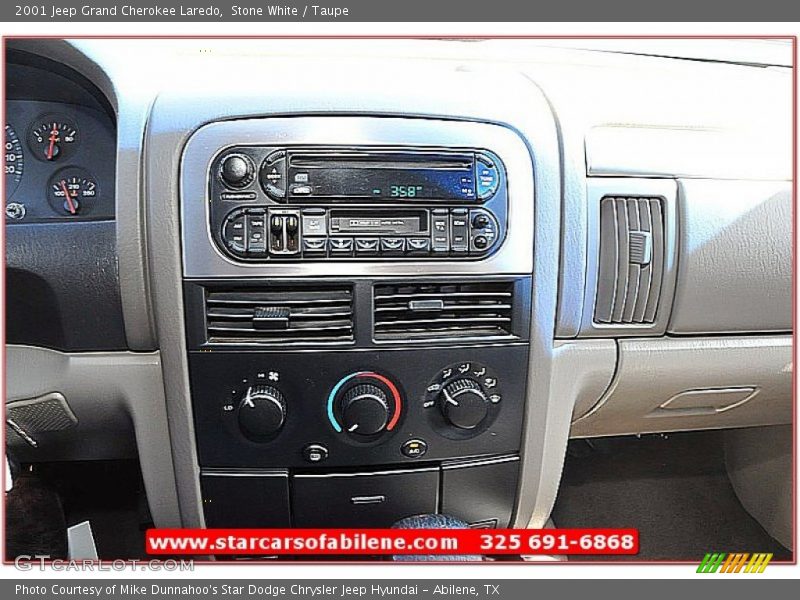 Stone White / Taupe 2001 Jeep Grand Cherokee Laredo