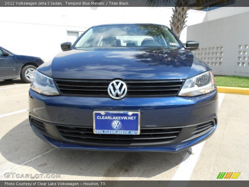 Tempest Blue Metallic / Titan Black 2012 Volkswagen Jetta S Sedan