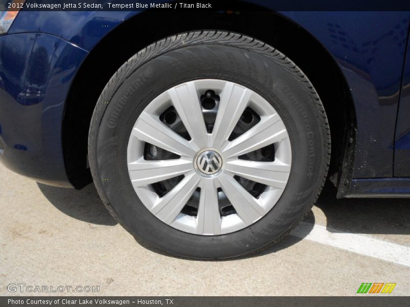 Tempest Blue Metallic / Titan Black 2012 Volkswagen Jetta S Sedan