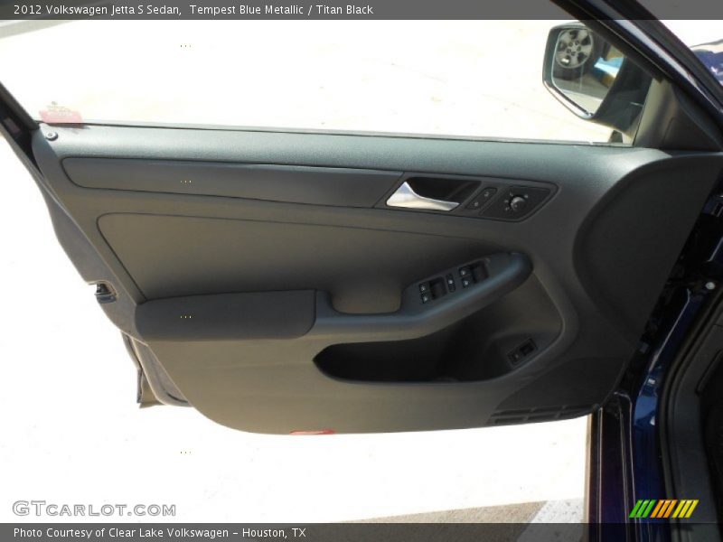 Tempest Blue Metallic / Titan Black 2012 Volkswagen Jetta S Sedan