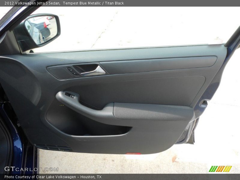 Tempest Blue Metallic / Titan Black 2012 Volkswagen Jetta S Sedan