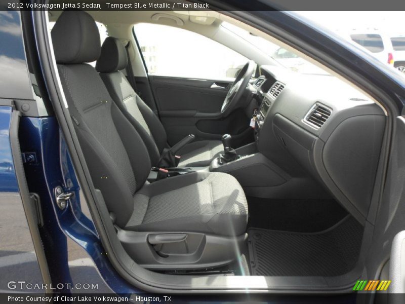 Tempest Blue Metallic / Titan Black 2012 Volkswagen Jetta S Sedan