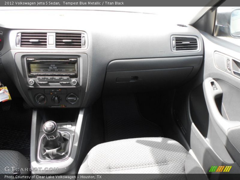 Tempest Blue Metallic / Titan Black 2012 Volkswagen Jetta S Sedan