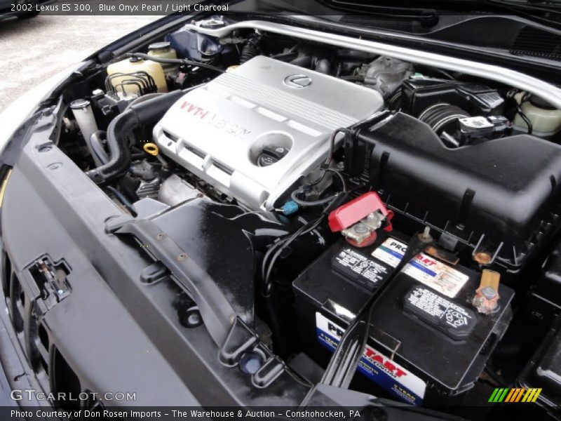 Blue Onyx Pearl / Light Charcoal 2002 Lexus ES 300