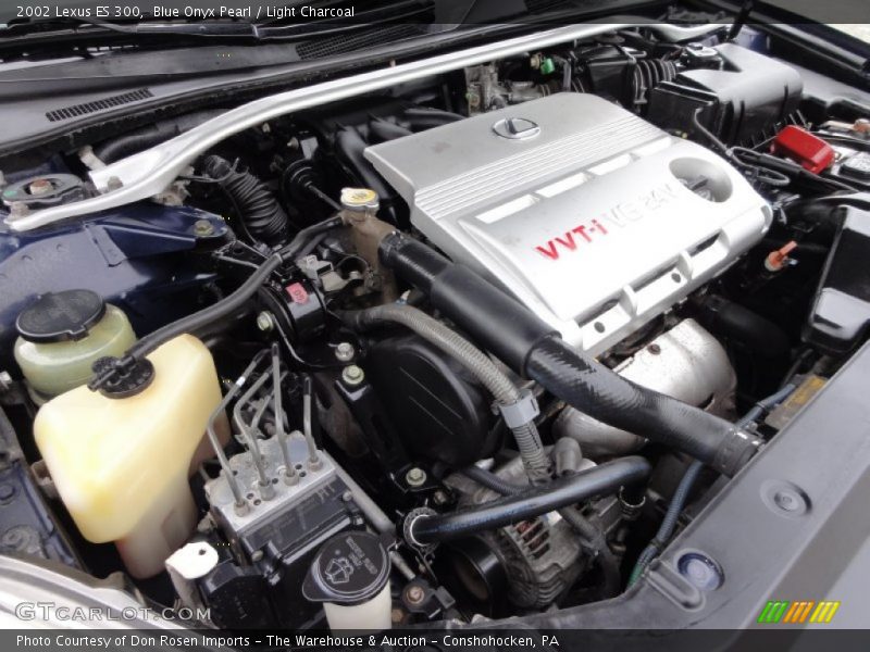 Blue Onyx Pearl / Light Charcoal 2002 Lexus ES 300
