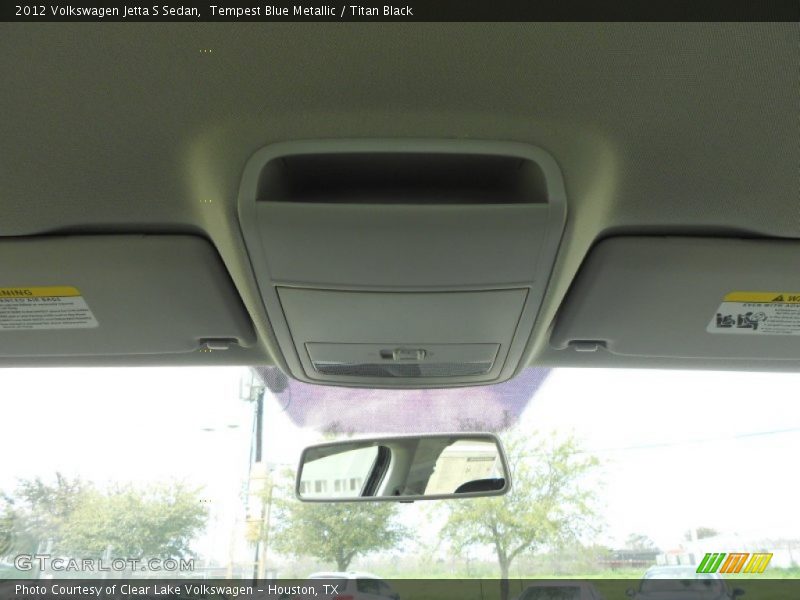 Tempest Blue Metallic / Titan Black 2012 Volkswagen Jetta S Sedan
