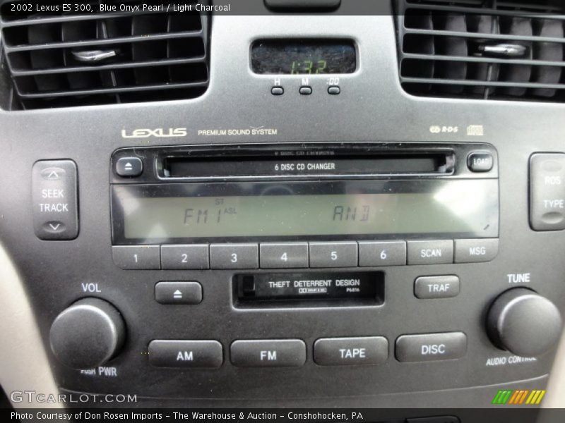 Blue Onyx Pearl / Light Charcoal 2002 Lexus ES 300