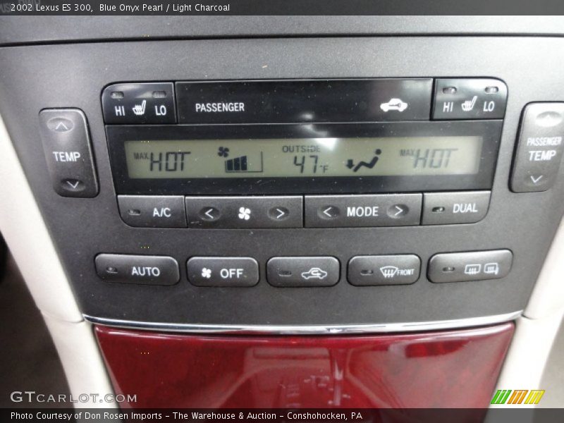 Blue Onyx Pearl / Light Charcoal 2002 Lexus ES 300