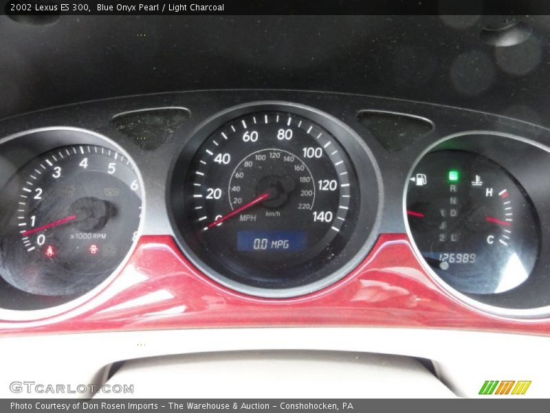 Blue Onyx Pearl / Light Charcoal 2002 Lexus ES 300