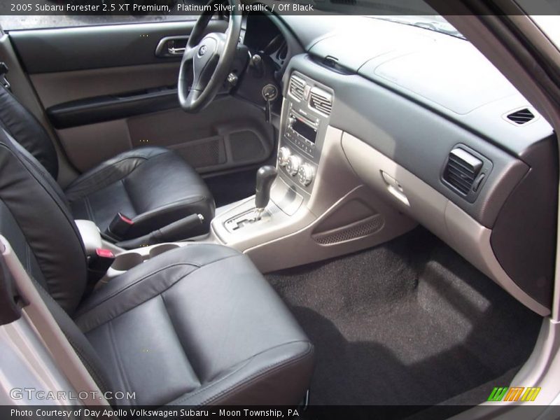 Platinum Silver Metallic / Off Black 2005 Subaru Forester 2.5 XT Premium