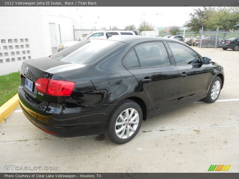 Black / Titan Black 2012 Volkswagen Jetta SE Sedan