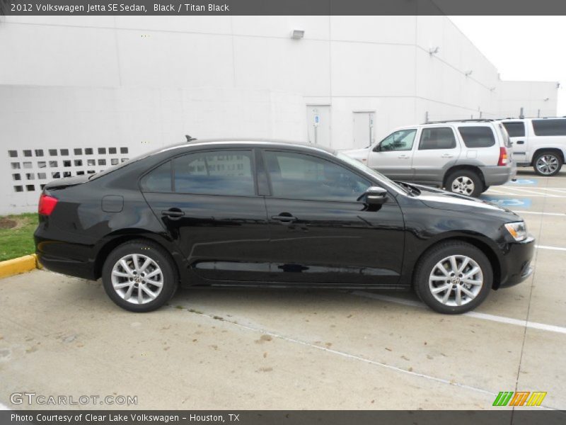 Black / Titan Black 2012 Volkswagen Jetta SE Sedan