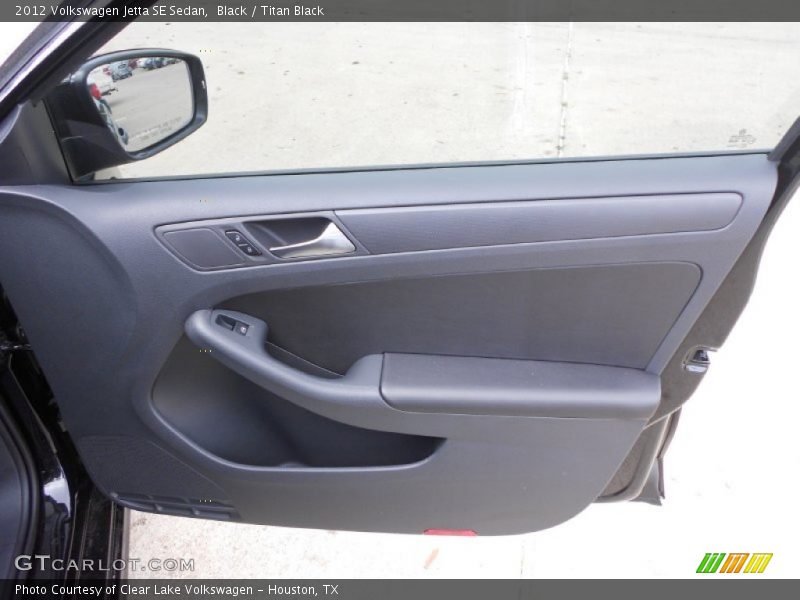Black / Titan Black 2012 Volkswagen Jetta SE Sedan