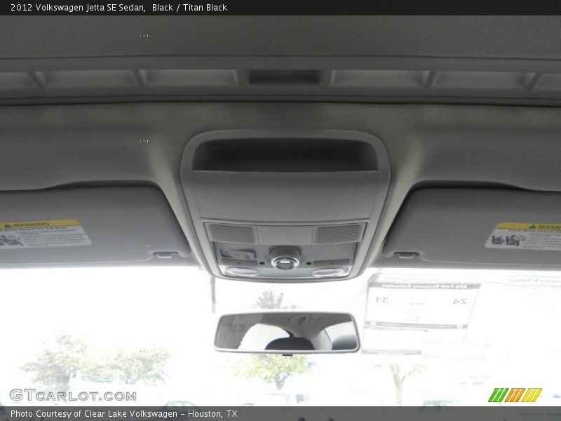 Black / Titan Black 2012 Volkswagen Jetta SE Sedan