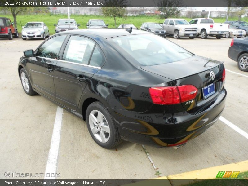 Black / Titan Black 2012 Volkswagen Jetta TDI Sedan