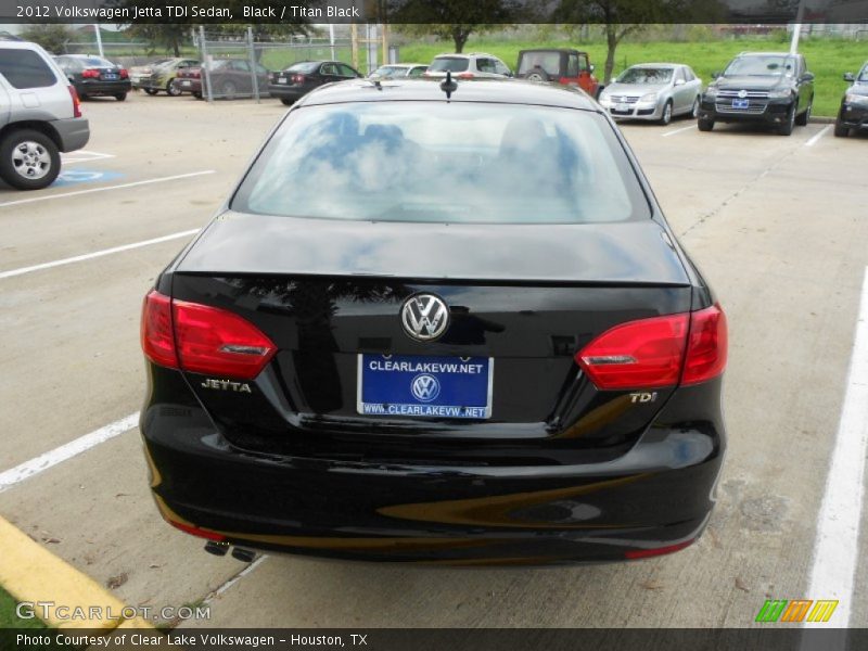 Black / Titan Black 2012 Volkswagen Jetta TDI Sedan